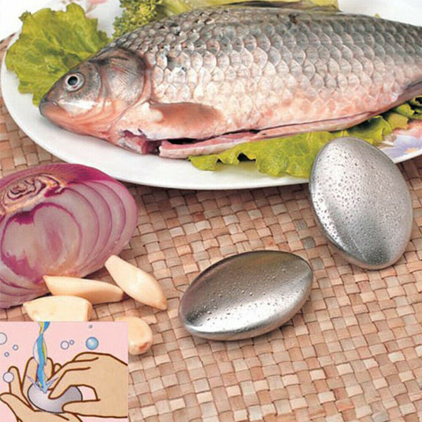 Stainless Steel Soap Magic Cleaner Odor Stink Remover Fish Smell Garlic Seafood - Lets Party