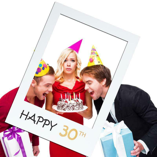 18th 30th 40th Photo Booth Props Picture Frame Wedding Birthday Party Decoration - Lets Party