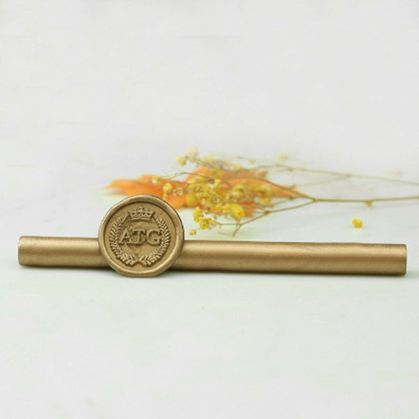 Sealing Wax Round Stick Glue Gun Stamp Seal Candle Envelope Invitations Wedding - Lets Party