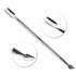 Stainless Steel Cuticle Nail Pusher Double Ended Spoon Nail Art Tool Pedicure - Lets Party