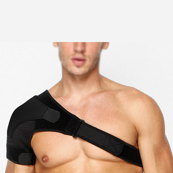 Pain Relief Shoulder Brace Rotator Cuff Support Therapy Belt Sleeve Men Unisex - Lets Party