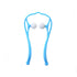 Blue Hand Roller Neck Shoulder Dual Trigger Point Self Massager Pressure Relieve Ball - Lets Party