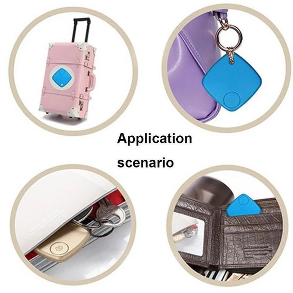 Pink GPS Tracker Kids Pets Keys Car Alarm Locator Realtime Finder Tag Tracking - Lets Party