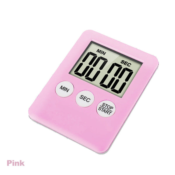 Magnetic Kitchen LCD Digital Timer Countdown Count Down 99 Minute Electronic Egg - Lets Party