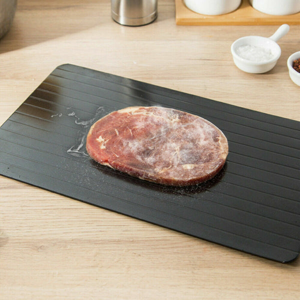 Defrosting Tray Natural Thawing Frozen Meat Rapid Metal Thawing Plate Board - Lets Party