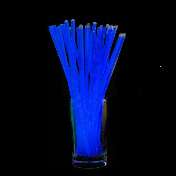 100 Blue Glow Sticks Bracelets Light Party Glowsticks Glow in the dark Toys Light - Lets Party