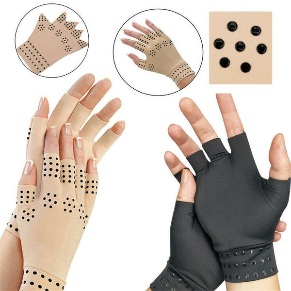 Magnetic Arthritis Compression Gloves Joint Finger Pain Relief Hand Wrist Brace - Lets Party