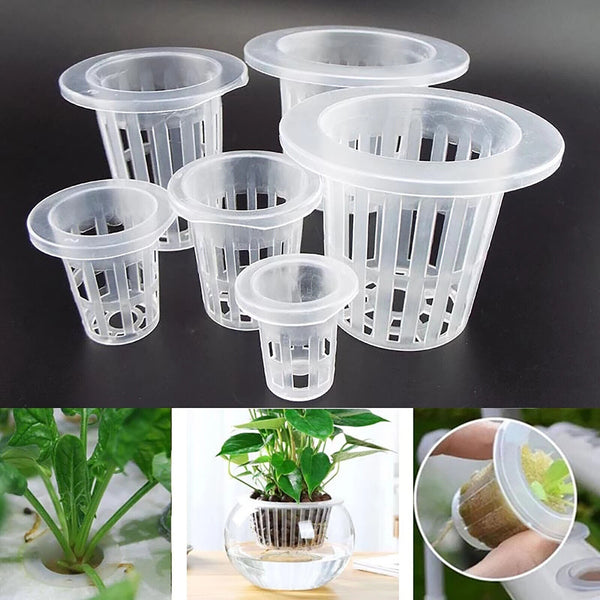 UP 100 Mesh Pot Basket Plant Grow Net Cup Aeroponic Hydroponics Aquaponic Basket