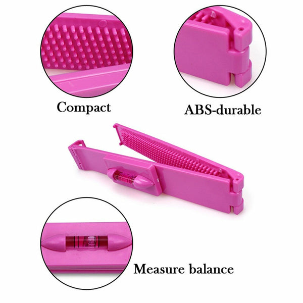 Hair Cutting Guide Layers Bang Style Scissor Clipper Comb Fringe Cut Shape Tool