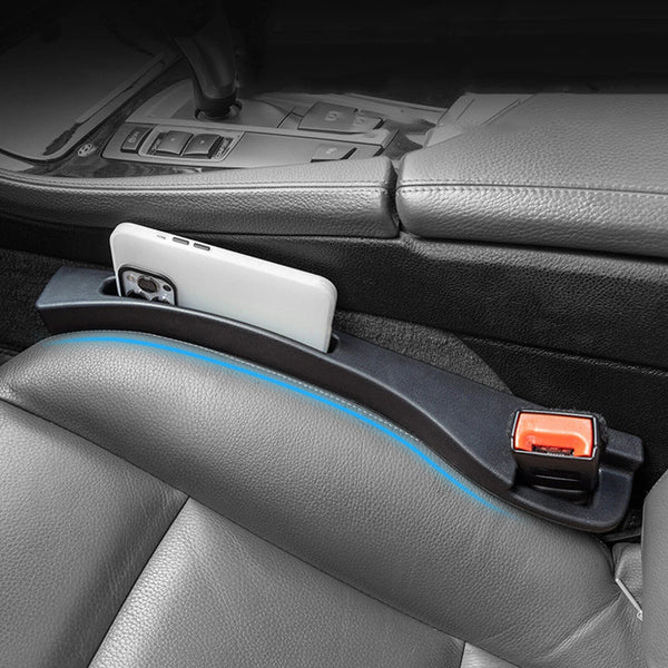 2Pcs Car Seat Gap Filler Spacer Auto PU Universal Soft Holster Blocker Pad AUS