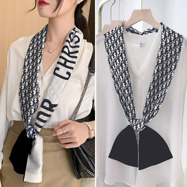 High-Quality Artistic Silk Scarf for Women 90x90cm Luxurious Large Square Wrap
