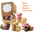 UP 200X Cupcake Boxes Cake Boxes with Clear Window Wedding Kraft paper Box Cases