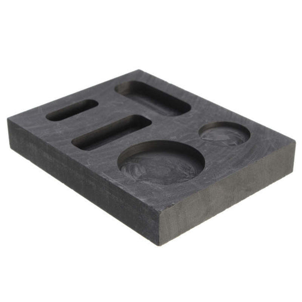 Crucible Graphite Square Melting Casting Refining Ingot Mould Gold Silver Copper