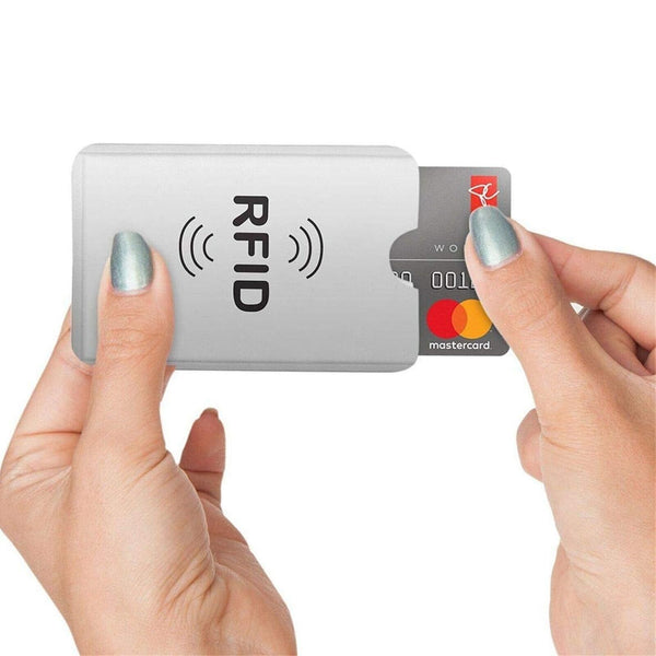 RFID Blocking Sleeve Secure Credit Debit Card ID Protector Anti Scan AUS