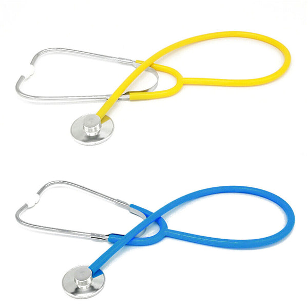 1/2x Professional Stethoscope Single Head Doctor Nurse Vet Medical HealthWork - Lets Party