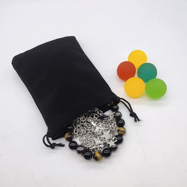 10-100X 5x7cm Velvet Pouch Drawstring Bags Wedding Favours Gift Party Jewellery