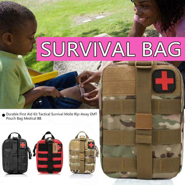 First Aid Kit Tactical Molle Medical Pouch Outdoor Emergency Survival Bag Pack
