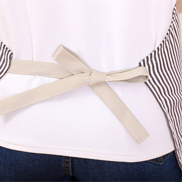 Adjustable Apron Hanging Neck Kitchen Baking Cooking Bar BBQ Chefs 2 Pockets AUS