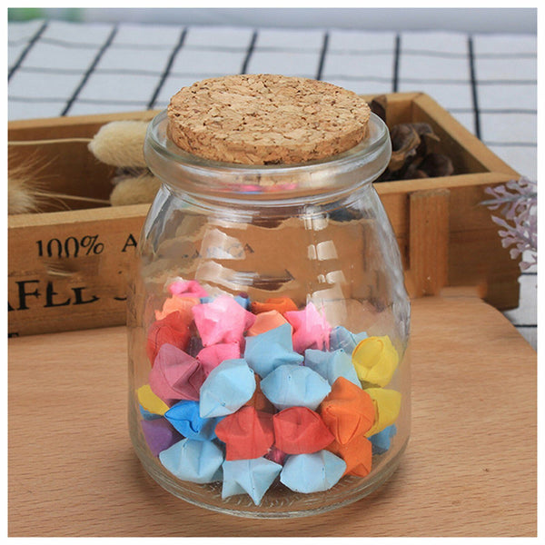 ❤️100ml GLASS BOTTLES CORK LID 100mL Wedding Party Favours Gift Spice Lolly Jars