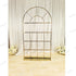 2m Glossy Gold Arch Backdrop Flower Stand Frame Wall Wedding Party Props Event A