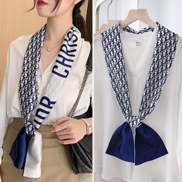 High-Quality Artistic Silk Scarf for Women 90x90cm Luxurious Large Square Wrap