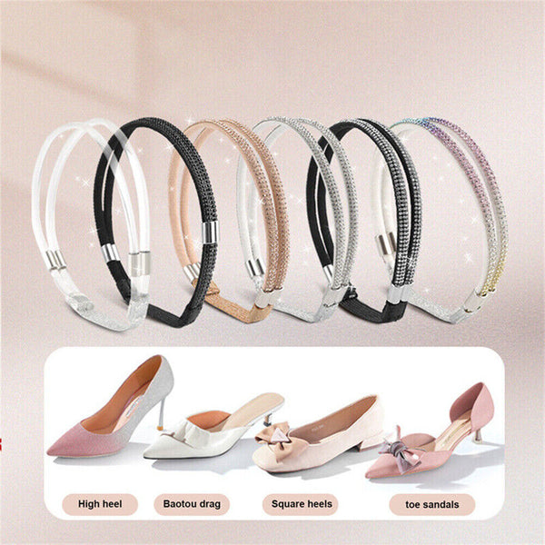 Women Shoeslaces for High Heels Shoes Shoelaces Elastic Band Anti Falling Strap