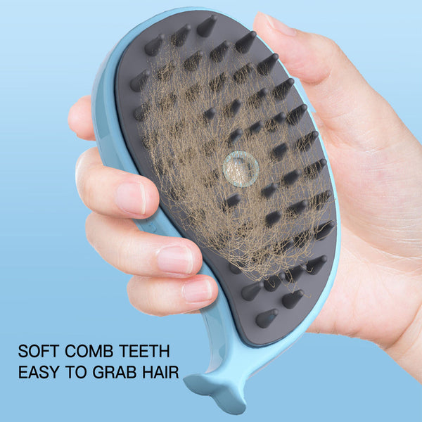 3 In 1 Electric Spray Massage Pet Comb Dog Hair Removal Comb Cat Steam Brush AU