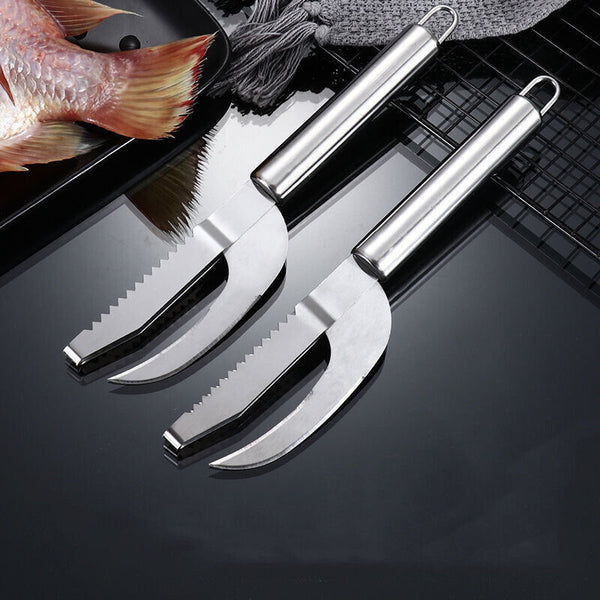 Stainless Steel 3 in 1 Fish Maw Knife - Fish Scale Knife Cut Scrape Dig 3-in-1