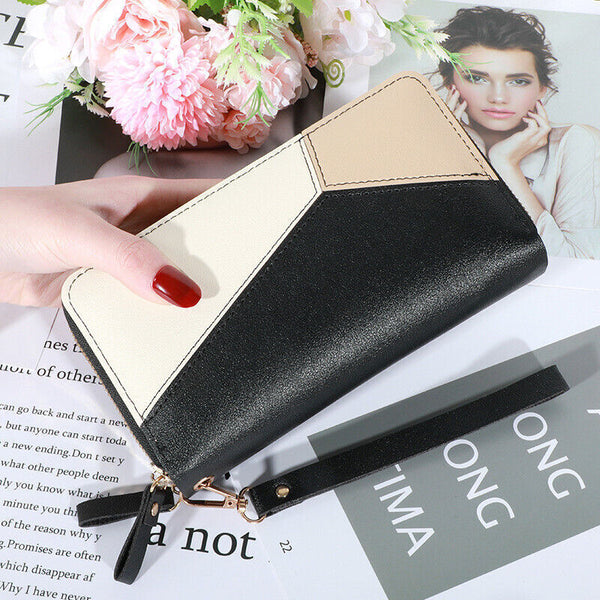 Women Fashion Leather Wallet Long Purse Card Phone Holder Case Clutch Handbag AU