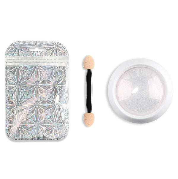 Mermaid Effect Chrome Pearl Shell Powder Glitter Dust Shimmer Pigment Nail ArtAU