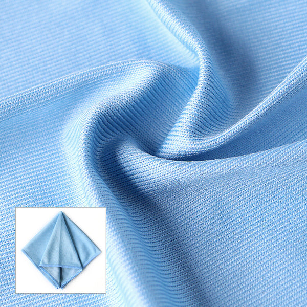 UP 80pcs Microfibre Cleaning Cloth Microfiber Dish Car Towel Glass 30x30cm Bluk