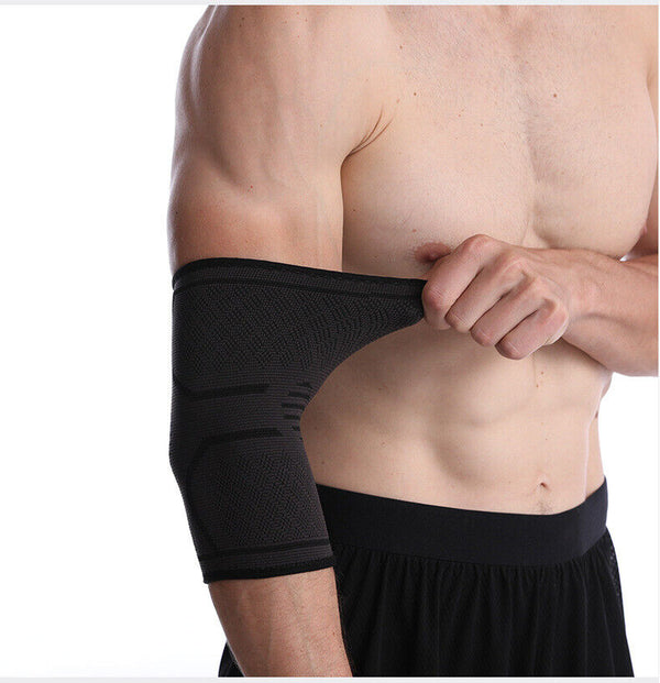 Knee Elbow Brace Support Compression Sleeve Gym Sports Running Joint Pain Relief