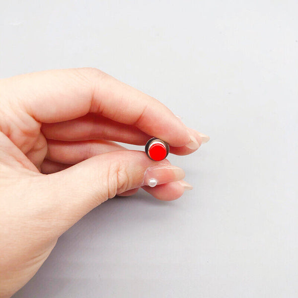 12 Mini Push Button Switch Micro Momentary ON/OFF SPST Normally Open N/O PBS-110