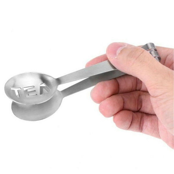 Tool Tea Bag Drying Decorative Kitchen Stainless Steel Teabag Squeezer Tongs