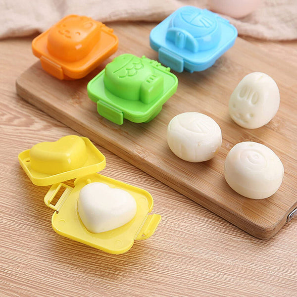 6X Mold Sandwich Bento Rice Mould Sushi Maker Boiled Egg Cutter Kitchen Gadget A