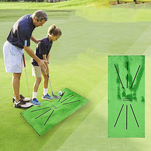 Golf Training Mat for Swing Detection Batting Golf Practice Training Aid Game AU