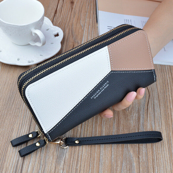 Women Fashion Leather Wallet Long Purse Card Phone Holder Case Clutch Handbag AU