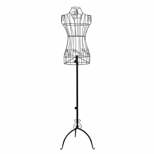 Adjustable Mannequin Metal Iron Cloth Wire Dress Boutique Wedding Holder Display