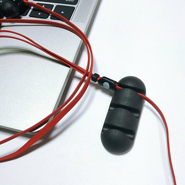 40PCS Multi-Purpose Cable Wire Clips Tidy Cord Lead Organiser USB Charger Holder