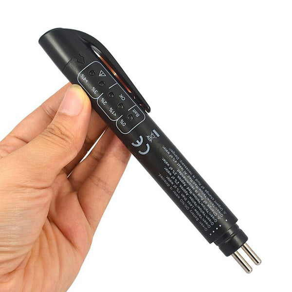 Brake Oil Fluid Tester LED Moisture Liquid Tool Car Vehicle Test Indicator Pen-