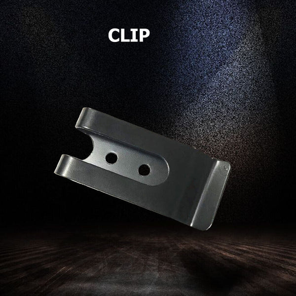 1PC Metal Waist Belt Buckles Sheath Clip Clasp Pocket Wallet Key Hook (Black) AU