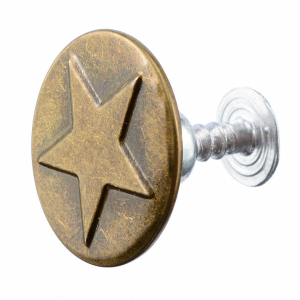 100 Sets Jeans Button Metal Tack Buttons Replacement Repair Craft SewingPants