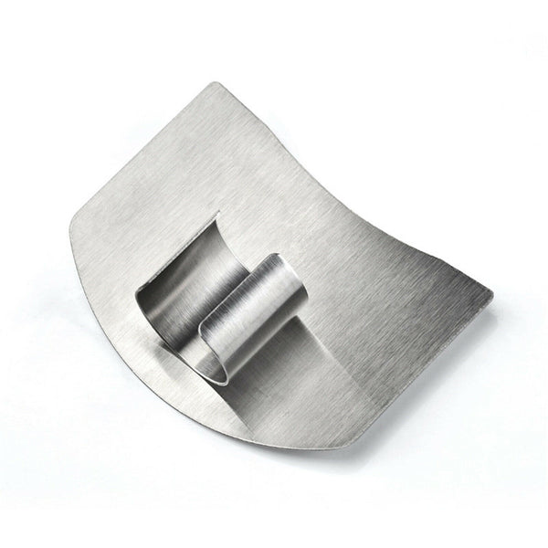1/2PCS Kitchen Tool Slice Knife Finger Protector Safe Stainless Steel Hand Guard