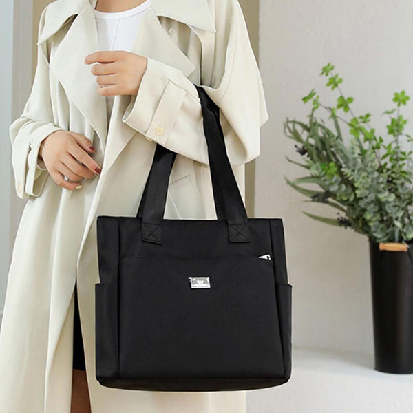 Large Capacity Handbag Nylon Lightweight Waterproof Tote Bags Shoulder Bag Women