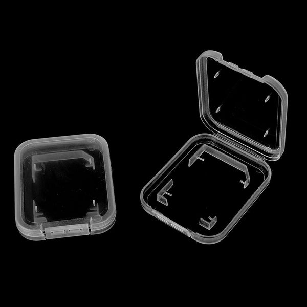 For SD SDHC Memory Card Holder Transparent Storage Case Plastic Box New