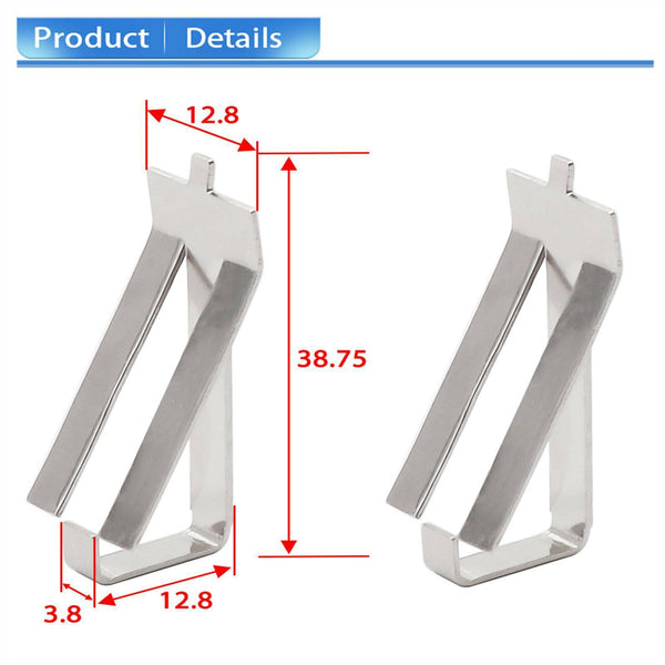 10-30X Stainless Swivel Clamps Heated Hot Bed Glass Fixing Clips For 3D Printer