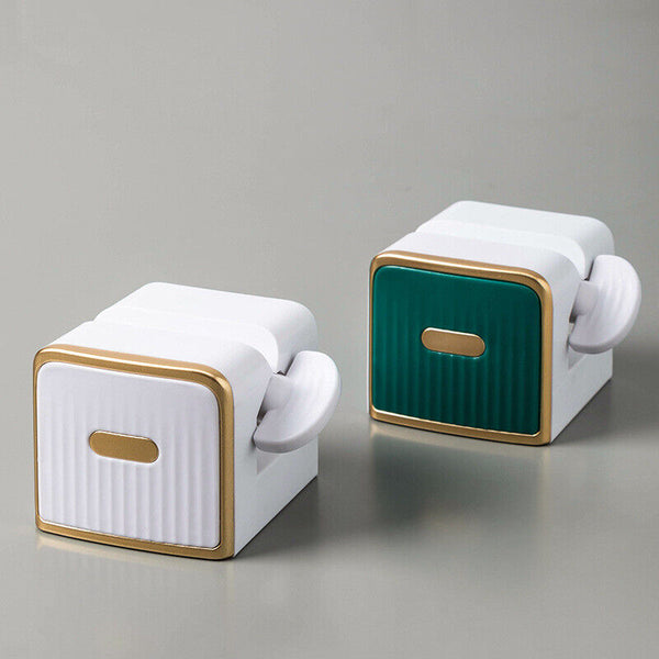 2x Toothpaste Squeezer Bathroom Tube Easy Stand Dispenser Rolling Holder Seat AU