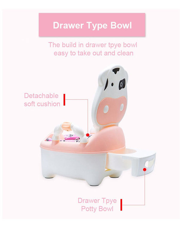 Safety Kids Baby Toilet Training Children Toddler Potty Trainer Seat Chair AU