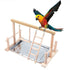 Parrots Wooden Stand Bird Play Activity Center Playground Ladder Perch Gym AU