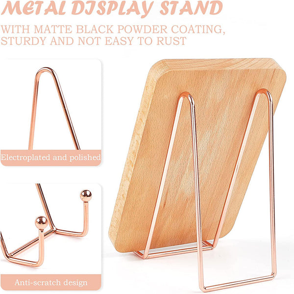 15CM Iron Display Stand Dish Rack Plate Bowl Picture Frame Book Pedestal Holder